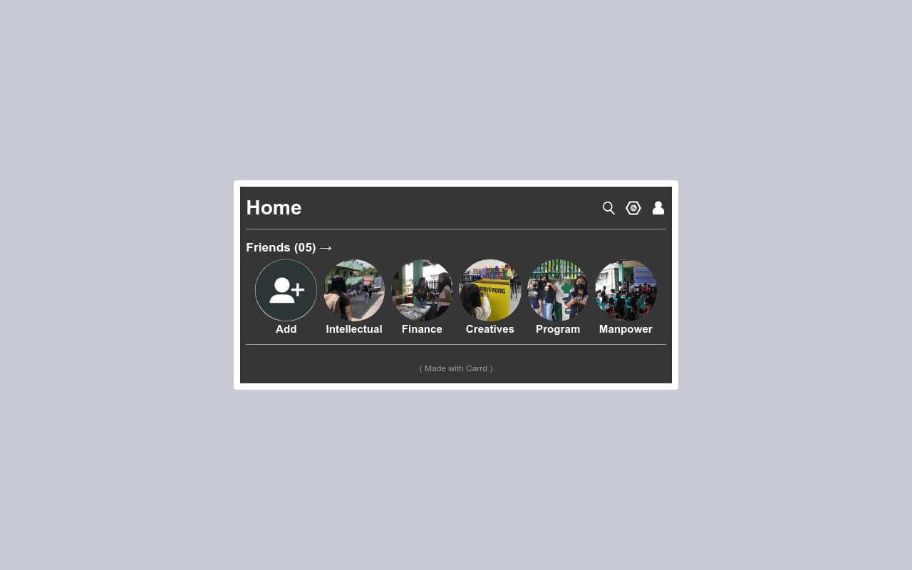 Carrd profile picture for @committees